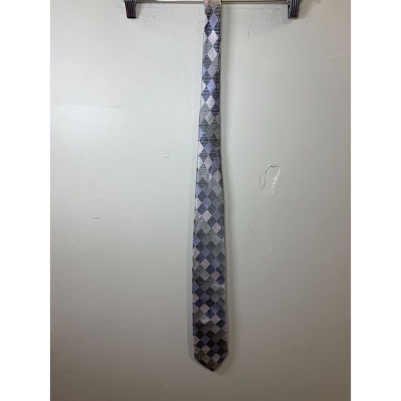 Ted Baker London Geometric Silk Tie Adjustable Necktie Designer Men’s Multicolor - Picture 1 of 4